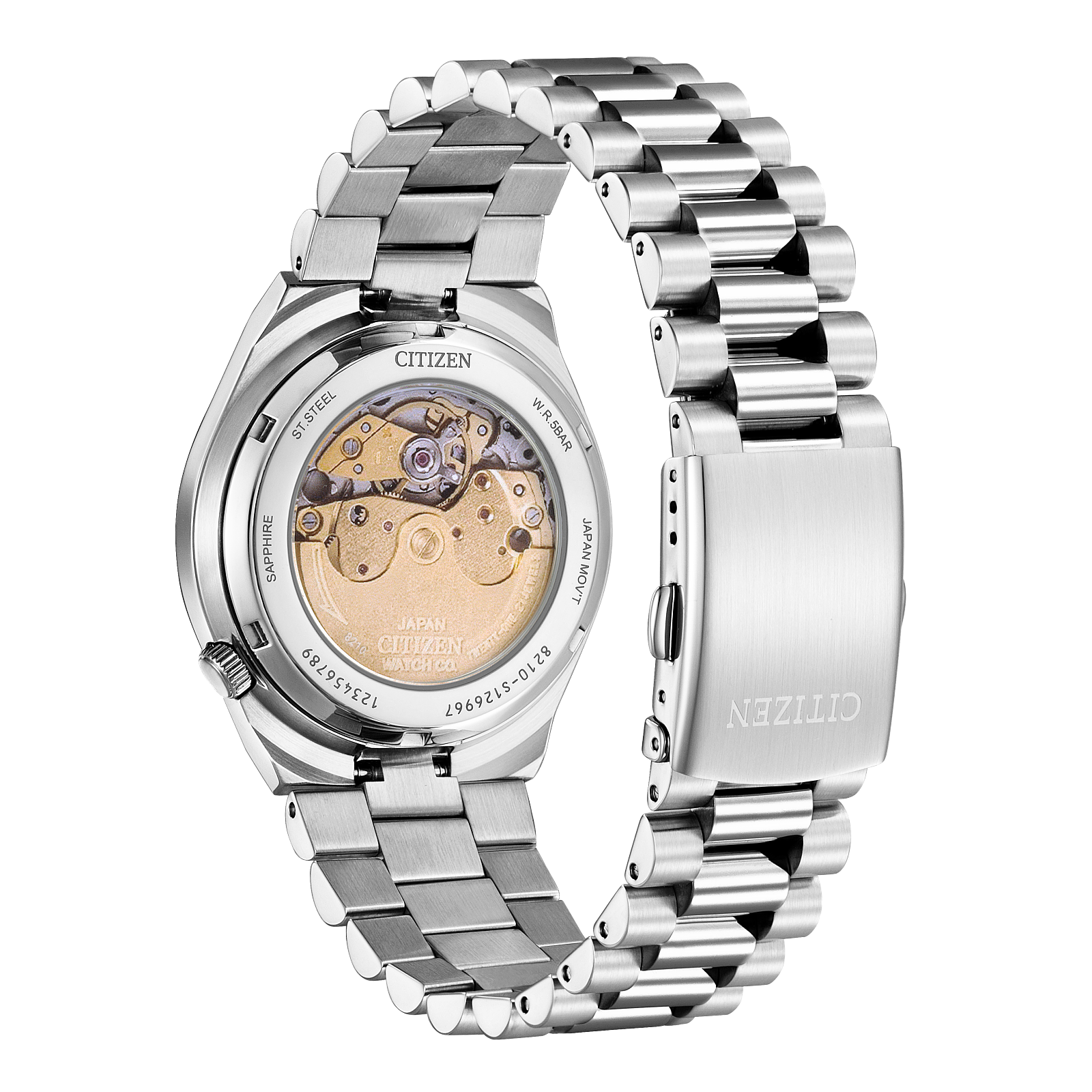 Reloj Citizen Tsuyosa dial naranja automático con caja de 40 MM para caballero NJ0151-53Z | Elegancia Relojería